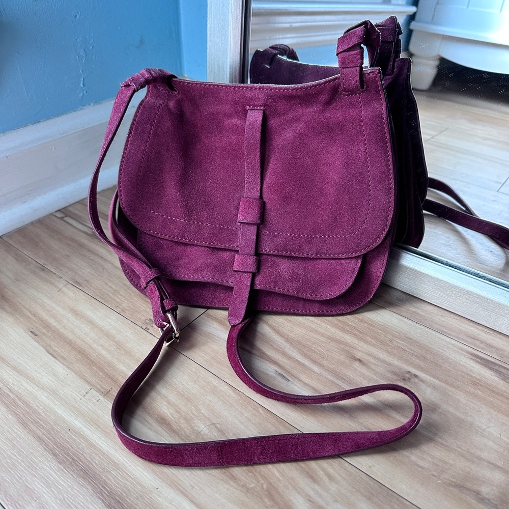 Leith suede crossbody bag